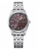 Klasyczny zegarek damski solarny na bransolecie Orient Stretto RA-WG0603R10B Date Lady Solar