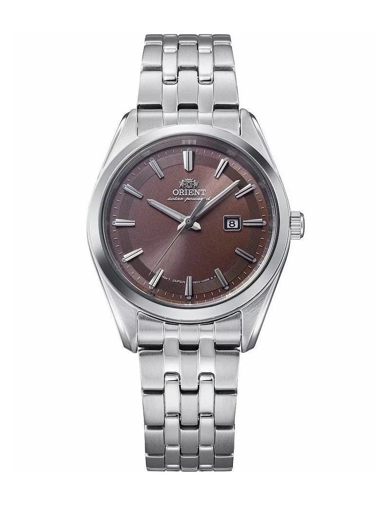 Klasyczny zegarek damski solarny na bransolecie Orient Stretto RA-WG0603R10B Date Lady Solar Klasyczny zegarek damski solarny na bransolecie Orient Stretto RA-WG0603R10B Date Lady Solar
