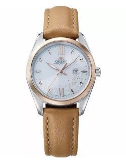 Klasyczny zegarek damski solarny na pasku Orient Stretto RA-WG0604S10B Date Lady Solar