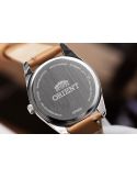 Klasyczny zegarek damski solarny na pasku Orient Stretto RA-WG0604S10B Date Lady Solar