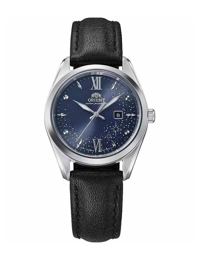 Klasyczny zegarek damski solarny na pasku Orient Stretto RA-WG0605L10B Date Lady Solar Klasyczny zegarek damski solarny na pasku Orient Stretto RA-WG0605L10B Date Lady Solar