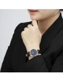Klasyczny zegarek damski solarny na bransolecie Orient Stretto RA-WG0602L10B Date Lady Solar