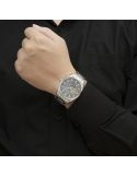 Limitowany zegarek męski na bransolecie Orient Stretto Mechanical Open Heart 75Th RA-AR0012N30B Limited