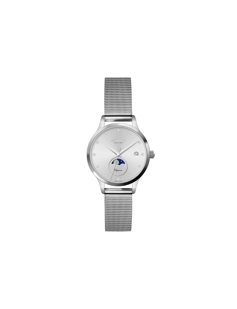 Zegarek damski na bransolecie mesh Atlantic Elegance Moonphase 29040.41.27MB Zegarek damski na bransolecie mesh Atlantic Elegance Moonphase 29040.41.27MB
