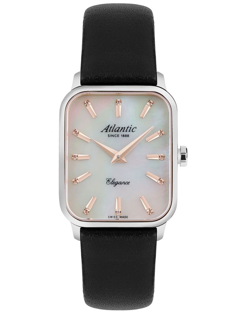 Prostokątny zegarek damski na pasku Atlantic Elegance Belle 30040.41.09RL Prostokątny zegarek damski na pasku Atlantic Elegance Belle 30040.41.09RL