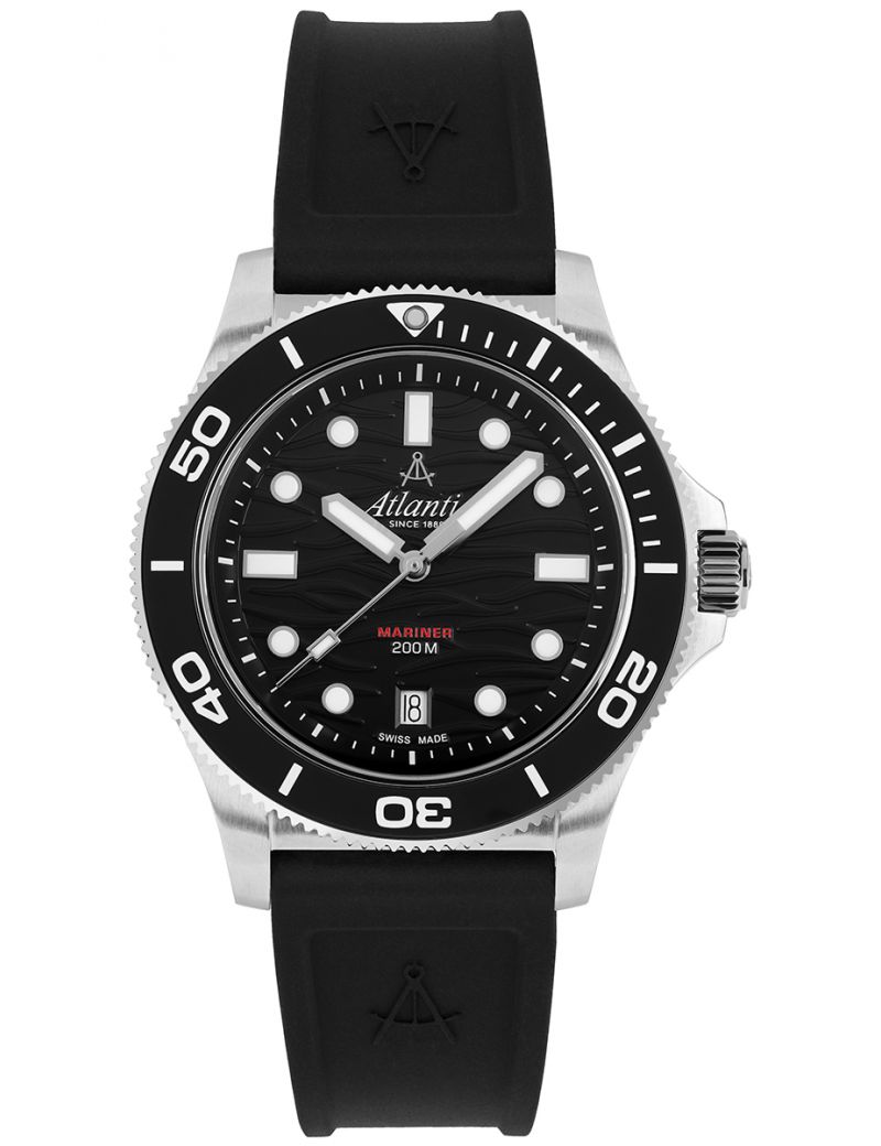 Zegarek męski do nurkowania 200 m Atlantic Mariner Quartz 81371.41.69PU Zegarek męski do nurkowania 200 m Atlantic Mariner Quartz 81371.41.69PU