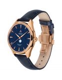 Klasyczny mechaniczny zegarek męski Atlantic Worldmaster Moonphase Nightsky 52783.44.91 Aventurine