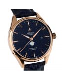 Klasyczny mechaniczny zegarek męski Atlantic Worldmaster Moonphase Nightsky 52783.44.91 Aventurine