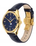 Klasyczny mechaniczny zegarek męski Atlantic Worldmaster Moonphase Nightsky 52783.45.91 Aventurine