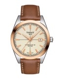 TISSOT GENTLEMAN POWERMATIC 80 SILICIUM SOLID 18K GOLD BEZEL T9274074626100 - Zegarki TISSOT
