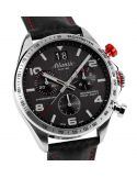 Sportowy zegarek męski na pasku Atlantic Grand Prix Chrono 55463.41.65