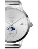Zegarek damski na bransolecie mesh Atlantic Elegance Moonphase 29040.41.27MB