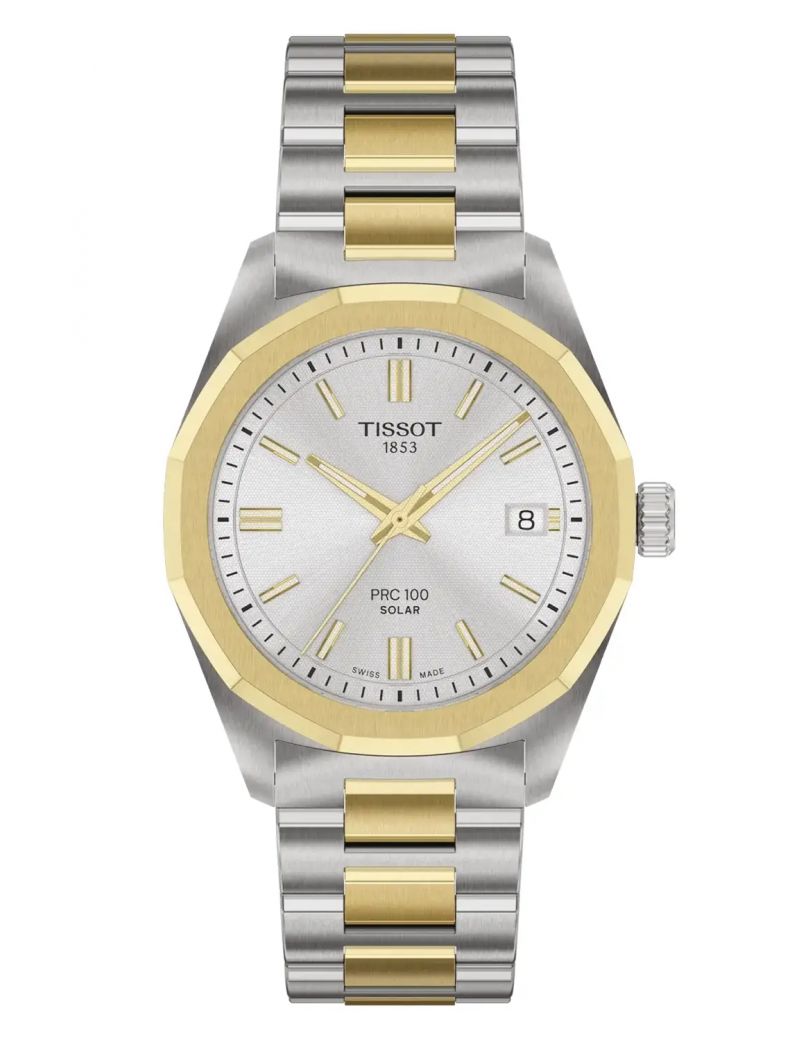 Zegarek damski na bransolecie Tissot PRC 100 Solar Lady T151.822.22.031.00 Zegarek damski na bransolecie Tissot PRC 100 Solar Lady T151.822.22.031.00