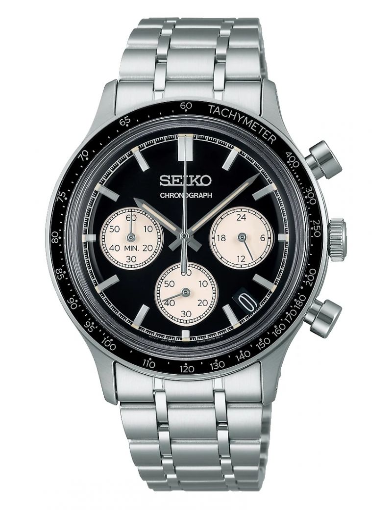 Uniwersalny zegarek dla mężczyzn na mniejszy nadgarstek Seiko Chronograph 38 mm SSB479P1