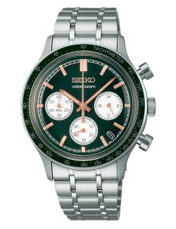 Uniwersalny zegarek dla mężczyzn na mniejszy nadgarstek Seiko Chronograph 38 mm SSB481P1