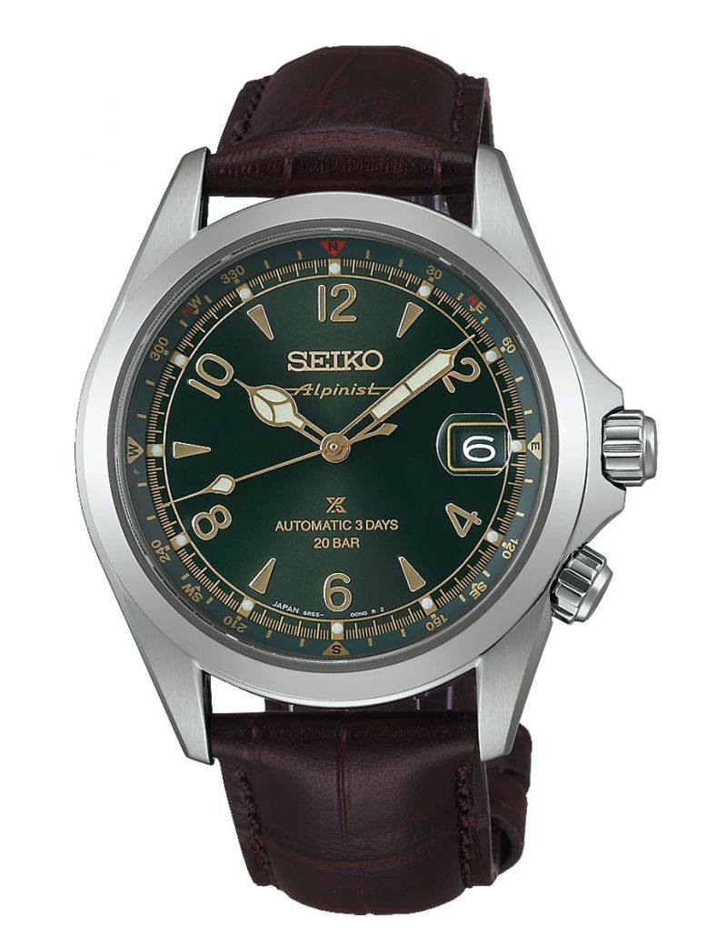 Sportowo elegancki męski zegarek automatyczny z wodoszczelnością Seiko Prospex Alpinist SPB507J1 Sportowo elegancki męski zegarek automatyczny z wodoszczelnością Seiko Prospex Alpinist SPB507J1