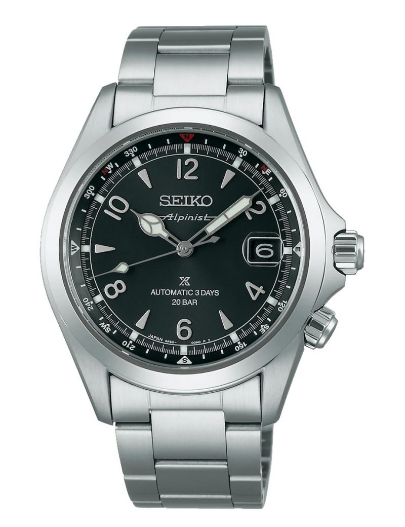 Sportowo elegancki męski zegarek automatyczny z wodoszczelnością Seiko Prospex Alpinist SPB505J1 Sportowo elegancki męski zegarek automatyczny z wodoszczelnością Seiko Prospex Alpinist SPB505J1