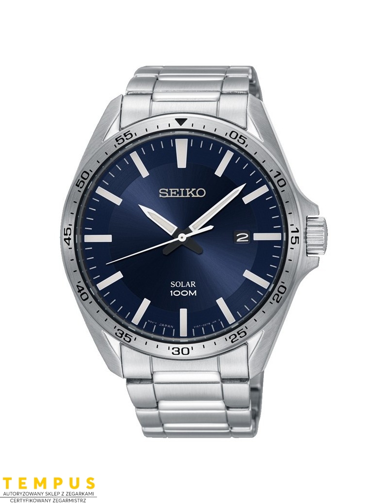 Zegarek męski Seiko Solar Sne483P1 - Zegarki SEIKO
