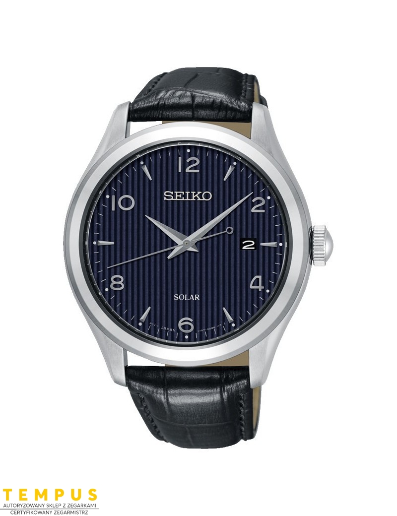 Zegarek męski Seiko Solar Sne491P1 - Zegarki SEIKO Zegarek męski Seiko Solar Sne491P1 - Zegarki SEIKO