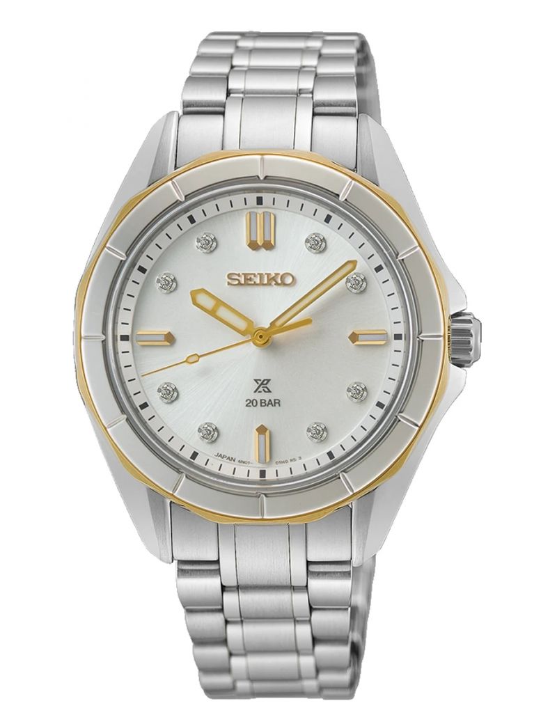 Elegancki zegarek damski do nurkowania 200 m Seiko Prospex Sea Ladies SUR618J1 Diamonds Elegancki zegarek damski do nurkowania 200 m Seiko Prospex Sea Ladies SUR618J1 Diamonds
