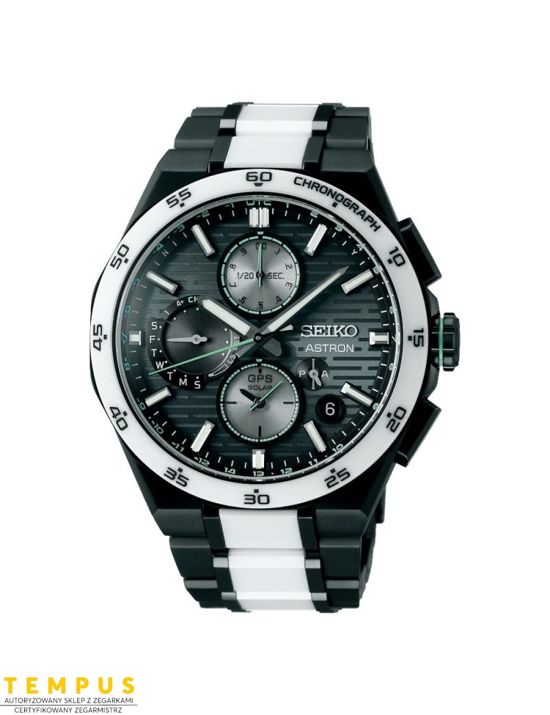 Seiko Astron GPS Solar Dual Time Titanium Ceramic SSH185J1 Limited Edition - męski zegarek z technologią GPS 