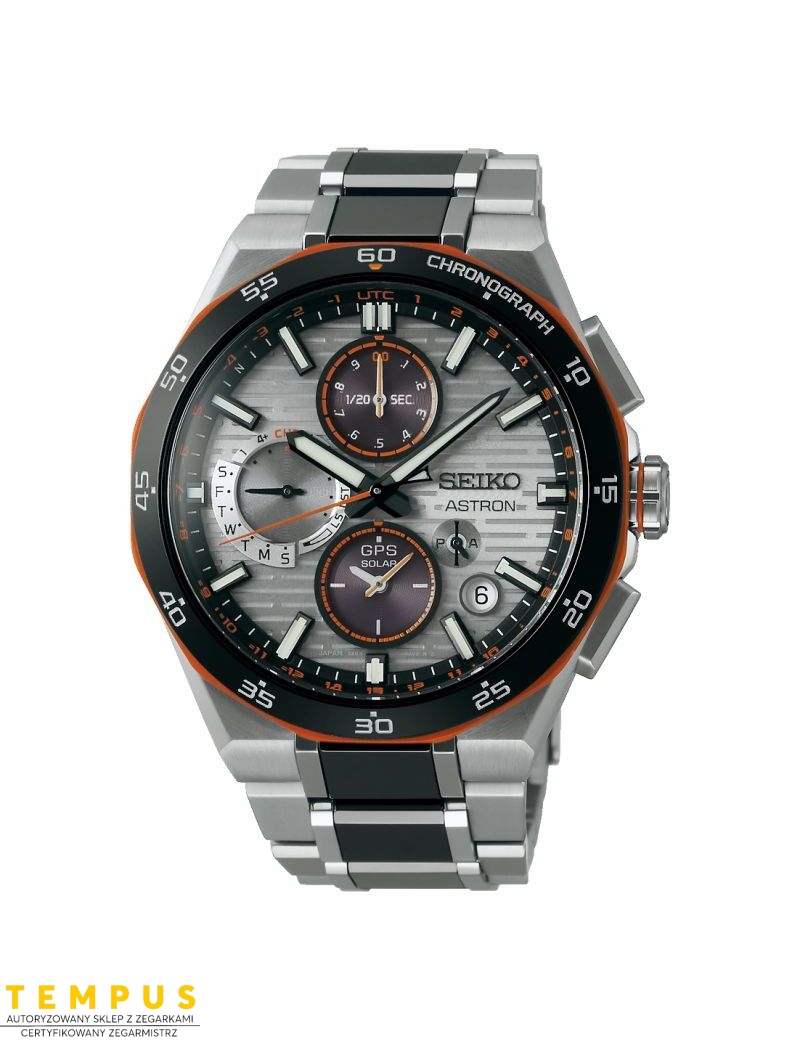 Seiko Astron GPS Solar Dual Time Titanium Ceramic SSH183J1 Limited Edition - męski zegarek z technologią GPS 