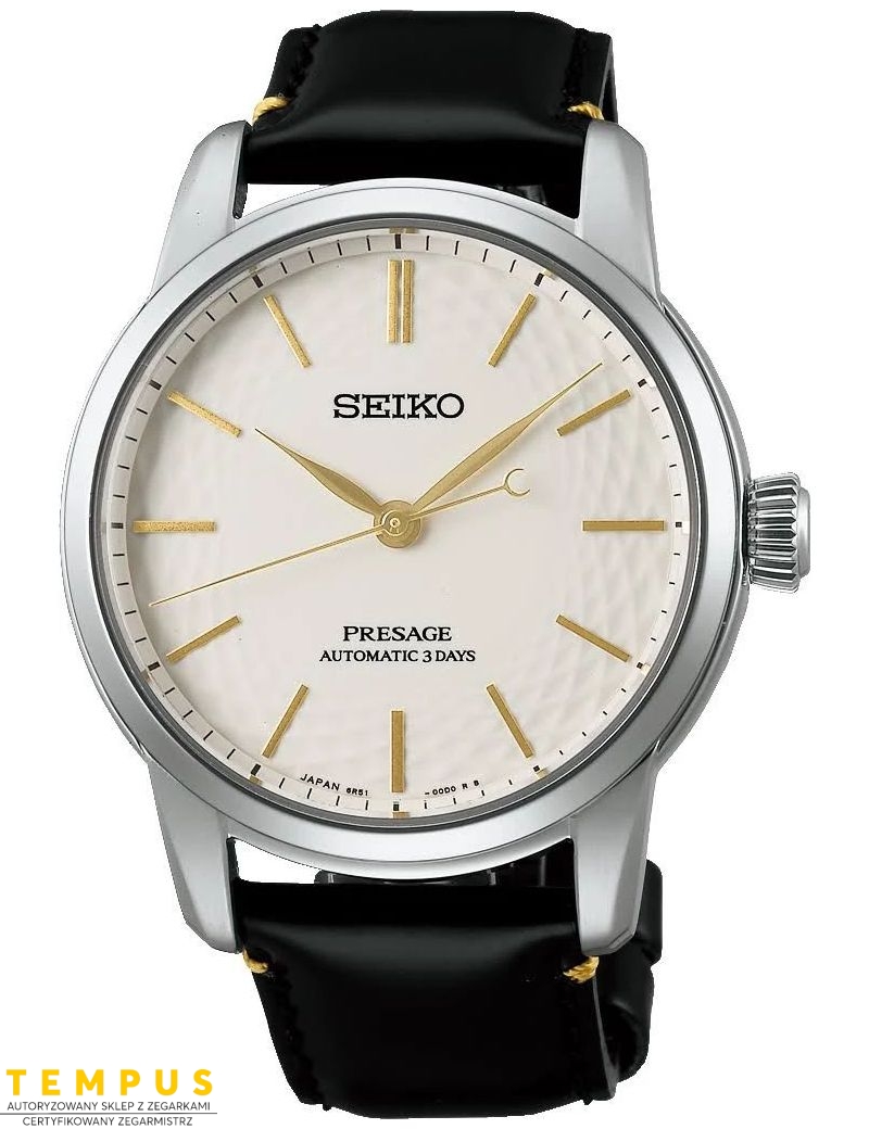 Zegarek męski z porcelanową tarczą Seiko Presage Automatic Classic Series Craftsmanship SPB497J1 Limited Zegarek męski z porcelanową tarczą Seiko Presage Automatic Classic Series Craftsmanship SPB497J1 Limited