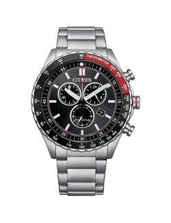 Sportowy zegarek męski z tachymetrem i stoperem Citizen Eco-Drive Sporty Chrono AT2566-88E