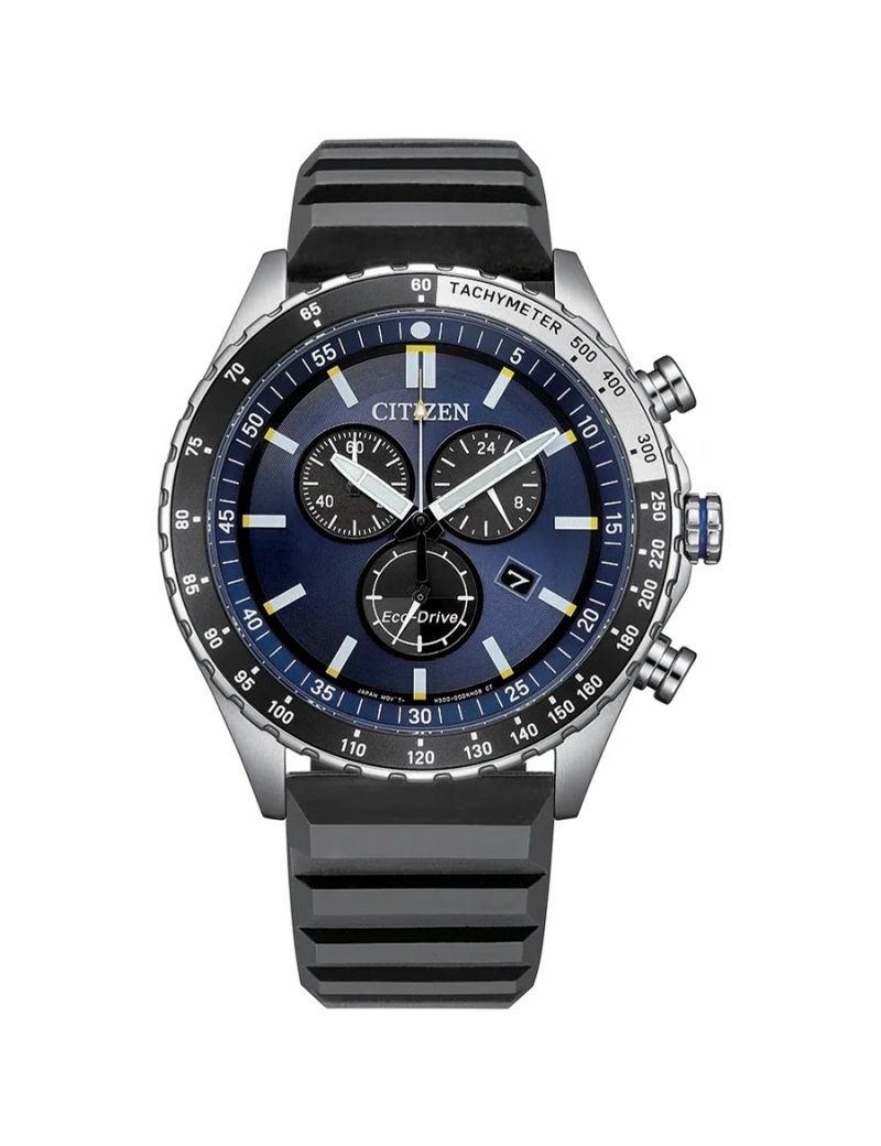 Sportowy zegarek męski z tachymetrem i stoperem Citizen Eco-Drive Sporty Chrono AT2569-04L