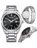 Citizen Core Collection BI5110-54E Quartz – klasyczny zegarek męski z czarną tarczą do noszenia na co dzień
