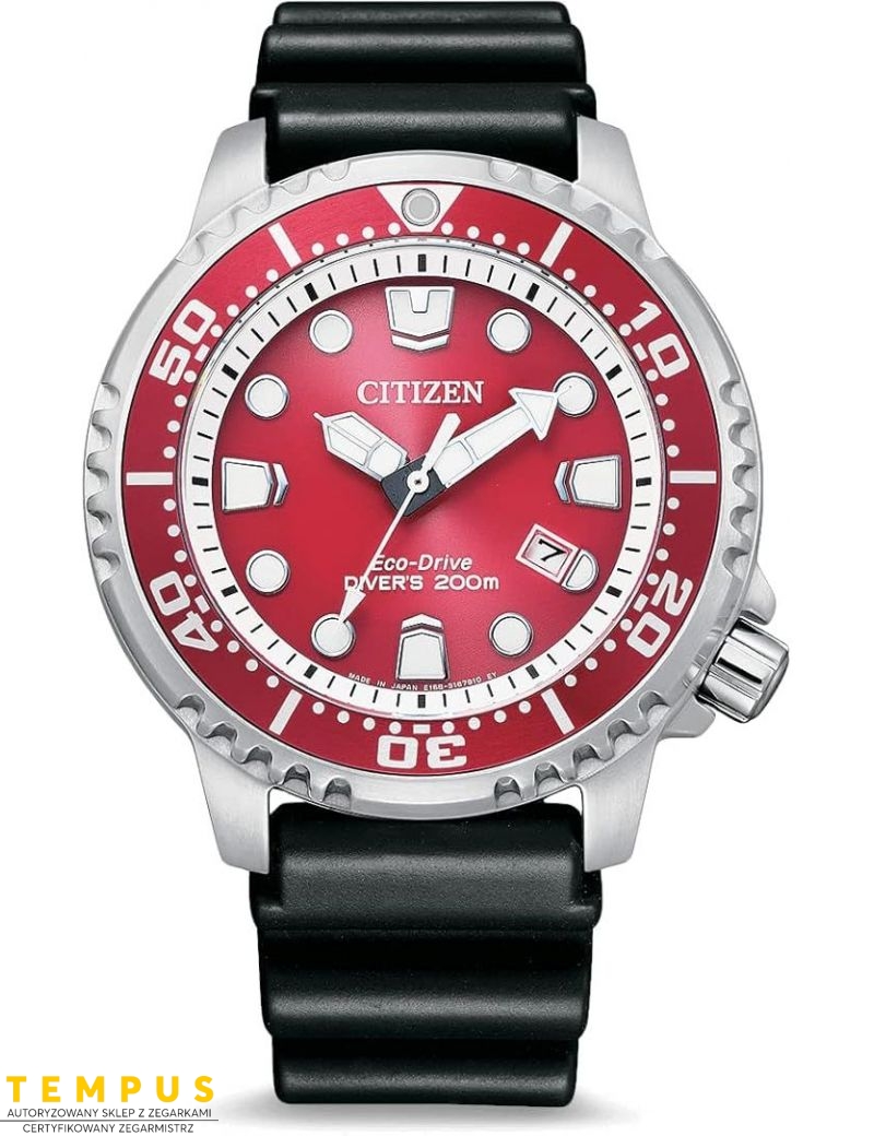 Zestaw prezentowy Citizen PROMASTER Diver BN0159-15XM Set na czarnym pasku gumowym z dodatkową bransoletą
