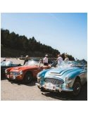 Damski zegarek inspirowany klasyczną motoryzacją Frederique Constant Classics Vintage Rally Healey Automatic FC-303HLBN3B6