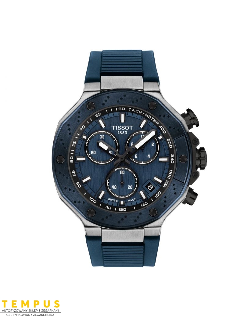 Sportowy zegarek męski inspirowany motorsportem Tissot T-RACE Chronograph T141.417.27.041.00