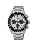 Sportowy zegarek męski na bransolecie Seiko Prospex Speedtimer Solar Chronograph SSC961P1 Panda