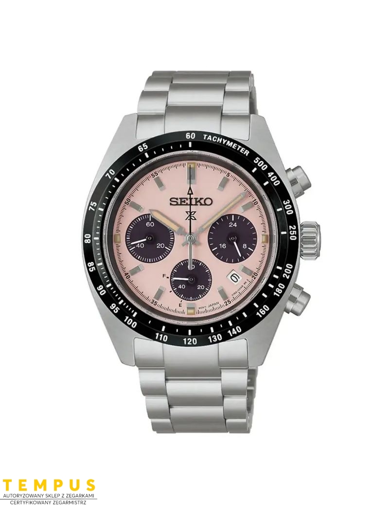 Sportowy zegarek męski na bransolecie Seiko Prospex Speedtimer Solar Chronograph SSC963P1 Panda Sportowy zegarek męski na bransolecie Seiko Prospex Speedtimer Solar Chronograph SSC963P1 Panda