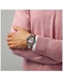 Sportowy zegarek męski na bransolecie Seiko Prospex Speedtimer Solar Chronograph SSC963P1 Panda
