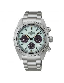 Sportowy zegarek męski na bransolecie Seiko Prospex Speedtimer Solar Chronograph SSC965P1 Panda