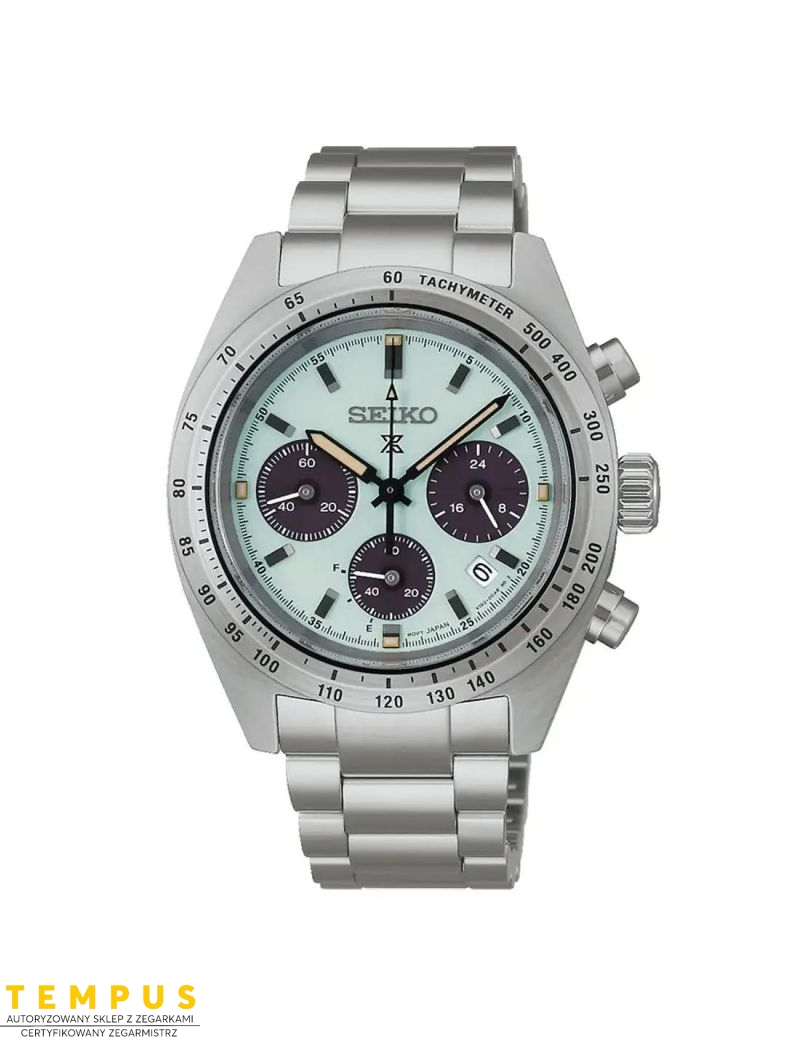 Sportowy zegarek męski na bransolecie Seiko Prospex Speedtimer Solar Chronograph SSC965P1 Panda Sportowy zegarek męski na bransolecie Seiko Prospex Speedtimer Solar Chronograph SSC965P1 Panda