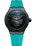 Szkieletowy zegarek dla kolekcjonera Maurice Lacroix Aikon Automatic Skeleton 45mm Label Noir AI6028-DLB0B-030-H