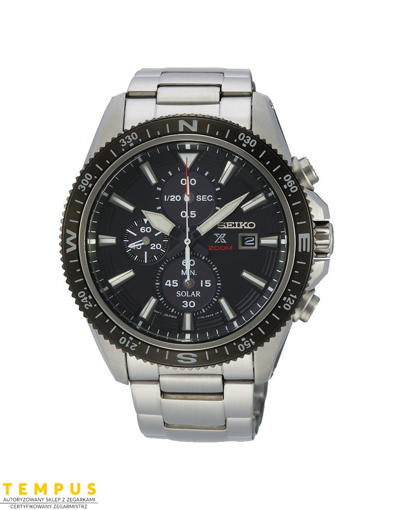 Zegarek sportowy męski Seiko Prospex Ssc705P1 Chronograph - Zegarki SEIKO