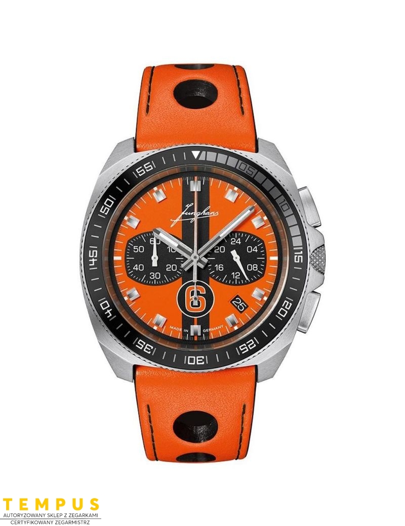 Junghans 1972 Chronoscope Sports Edition - sportowy zegarek męski kwarcowy na pasku Junghans 1972 Chronoscope Sports Edition - sportowy zegarek męski kwarcowy na pasku