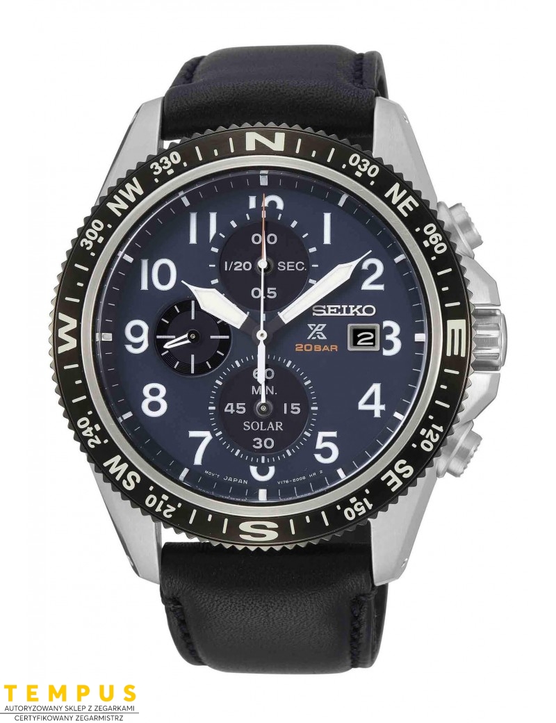 Zegarek sportowy męski Seiko Prospex Ssc737P1 Chronograph - Zegarki SEIKO