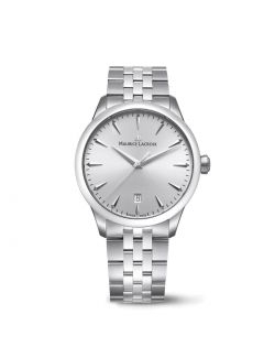 Klasyczny zegarek męski kwarcowy na bransolecie Maurice Lacroix 1975 Quartz 39mm 751007-SS002-630-1