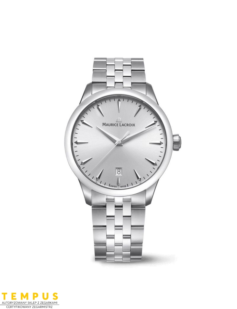 Klasyczny zegarek męski kwarcowy na bransolecie Maurice Lacroix 1975 Quartz 39mm 751007-SS002-630-1 Klasyczny zegarek męski kwarcowy na bransolecie Maurice Lacroix 1975 Quartz 39mm 751007-SS002-630-1
