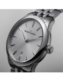 Klasyczny zegarek męski kwarcowy na bransolecie Maurice Lacroix 1975 Quartz 39mm 751007-SS002-630-1