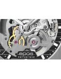 Sportowo elegancki zegarek męski z widocznym mechanizmem Epos Sportive Skeleton 3506.139.20.15.30