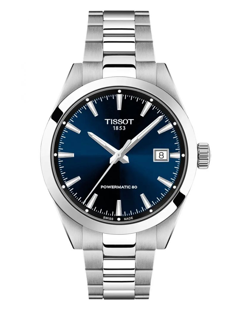 Elegancki zegarek męski do garnituru na bransolecie Tissot Gentleman Powermatic 80 T165.807.11.041.00 Elegancki zegarek męski do garnituru na bransolecie Tissot Gentleman Powermatic 80 T165.807.11.041.00