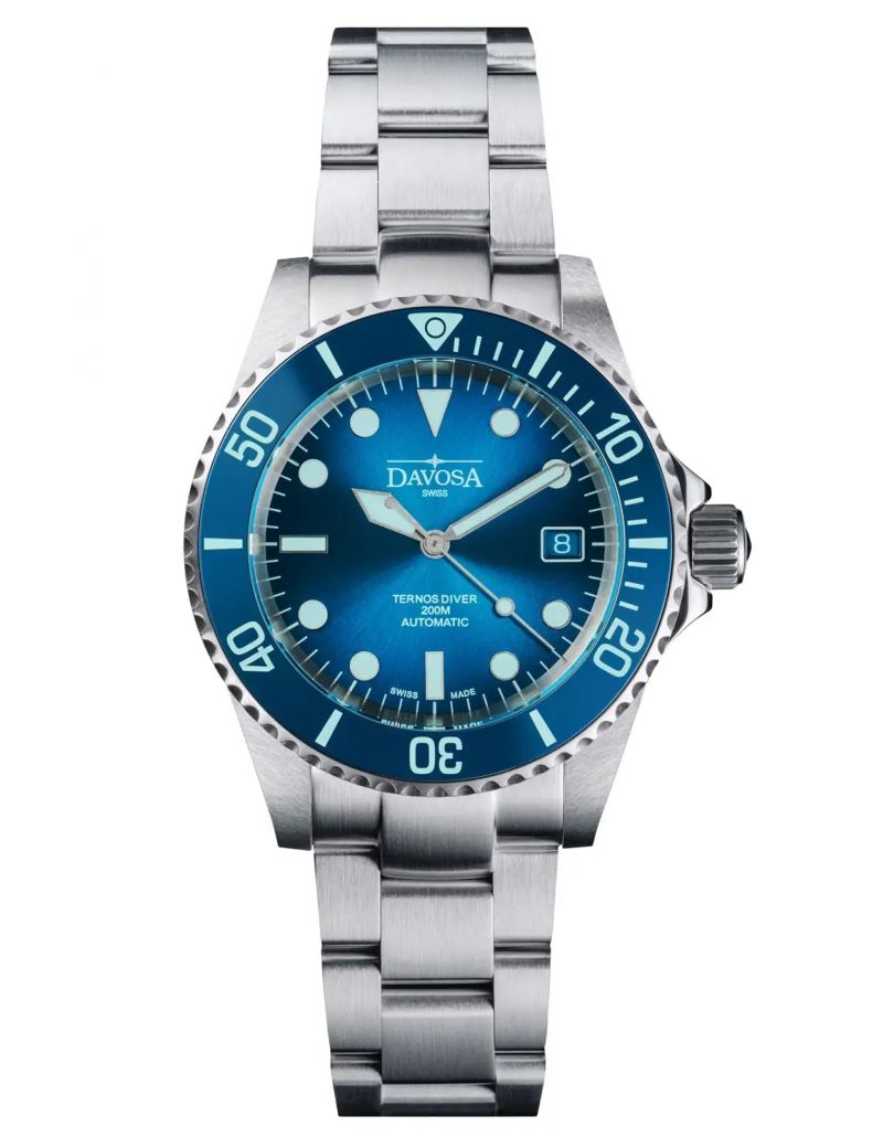 Zegarek Davosa Ternos Diver Blue Lagoon Automatic TriaLink 161.554.40