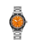Wodoszczelny zegarek męski z pomarańczową tarczą Certina DS PH200M Powermatic 80 C036.407.11.280.00