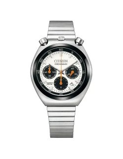Zegarek męski z chronografem w stylu retro Citizen Tsuno Chrono AN3660-81A Panda